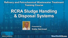 RCRA Sludge Handling & Disposal Systems course cover