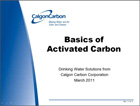 Basics of Activated Carbon course cover